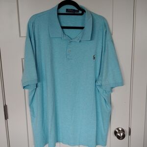 Polo by Ralph Lauren Men's Sky Blue Polo Shirt